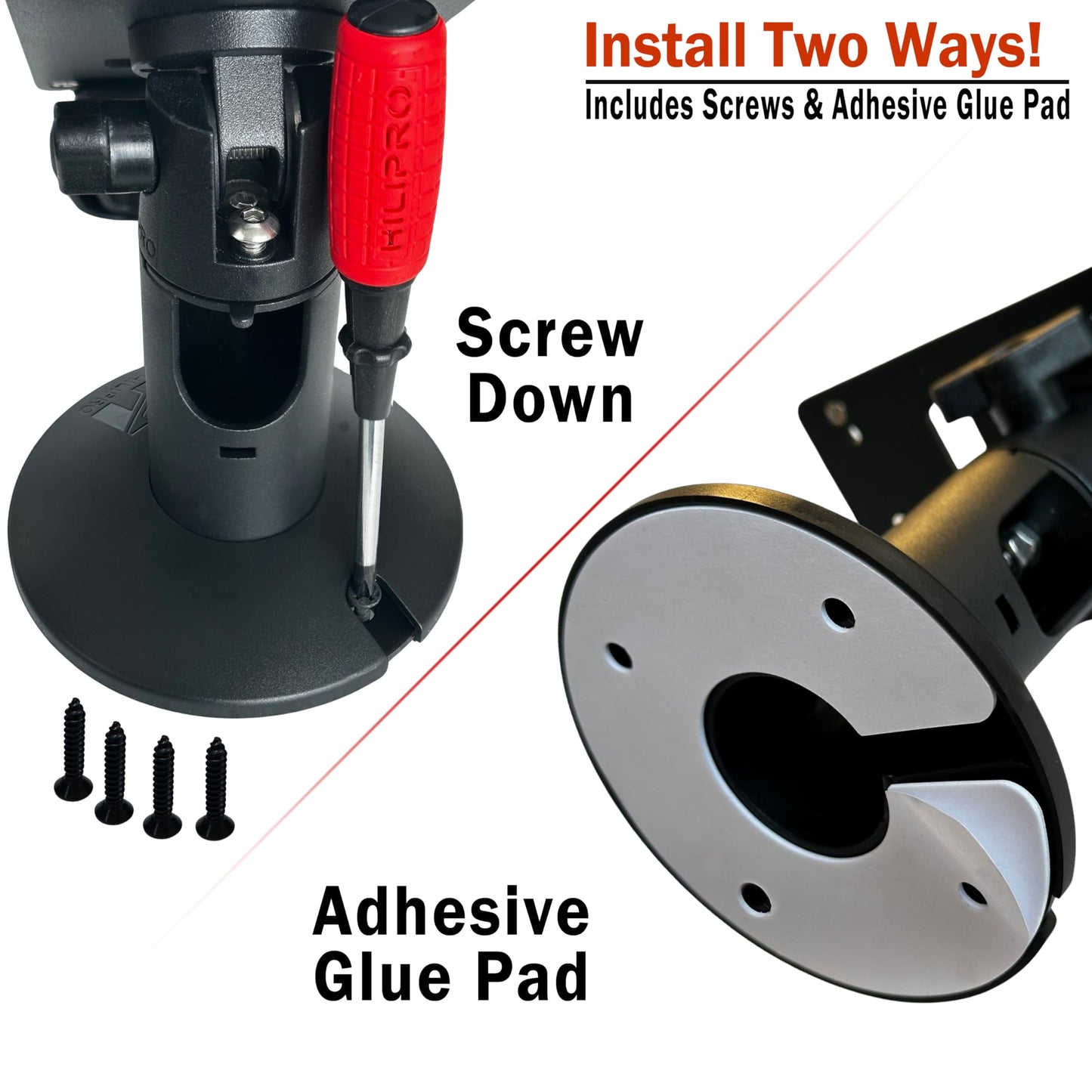 Hilipro Point of Sale Stand -Swivel Stand for Ingenico Lane 3000, 3600, 5000, 7000, 8000,Axium RX5000, Axium RX7000, Axium RX9000 and Desk 1500 pinpad