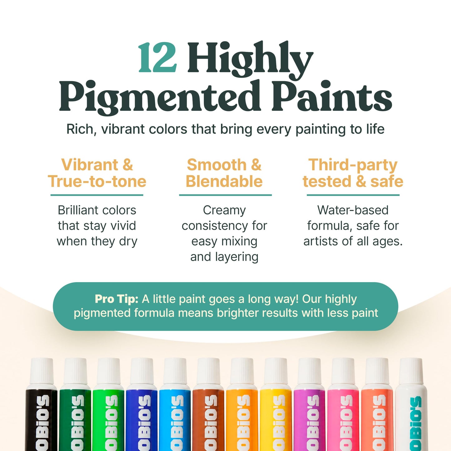Tobios Mini Wooden Watercolor Paint Set – Compact Travel Art Kit with 12 Colors, Refillable Brush & Sketchbook – Unique Creative Gift for Birthdays, Holidays & Art Lovers