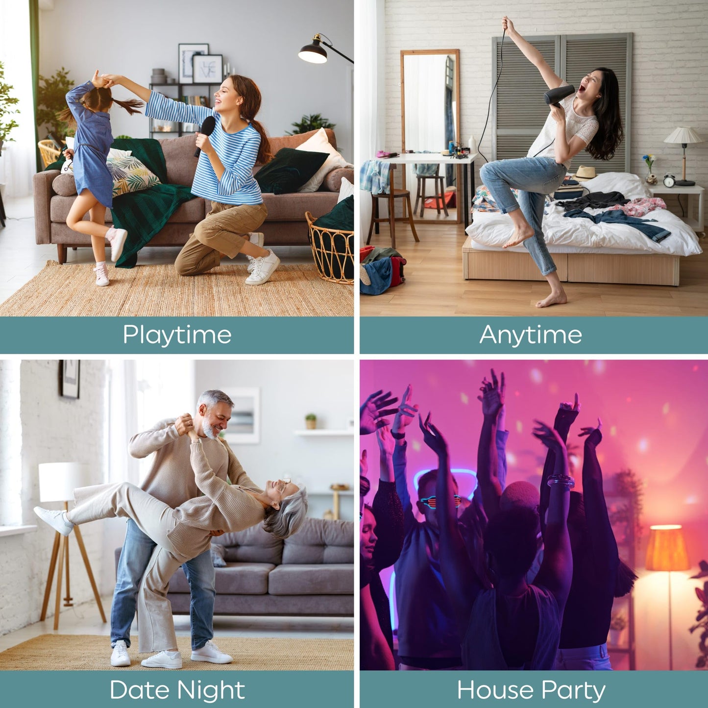 GE LED+ Color Changing Speaker LED Light Bulb with Remote, Daylight and Multicolor, A21 Standard Bulb (1 Pack)
