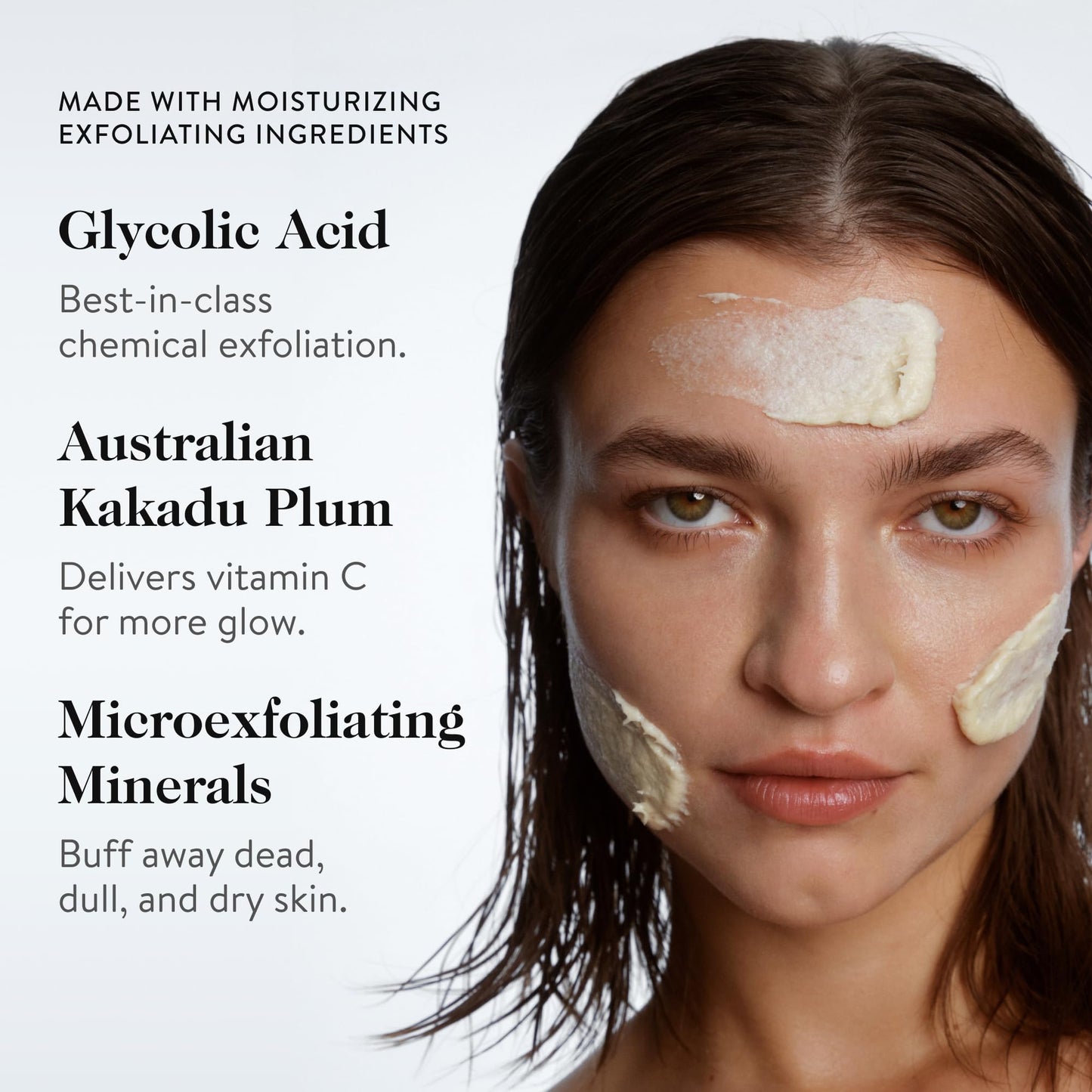 goop Beauty Microderm Exfoliator | Physical & Chemical Exfoliant to Smooth Skin Texture | Exfoliating Minerals & Glycolic Acid | At-Home Microdermabrasion | Silicone & Paraben Free | 0.5 fl oz