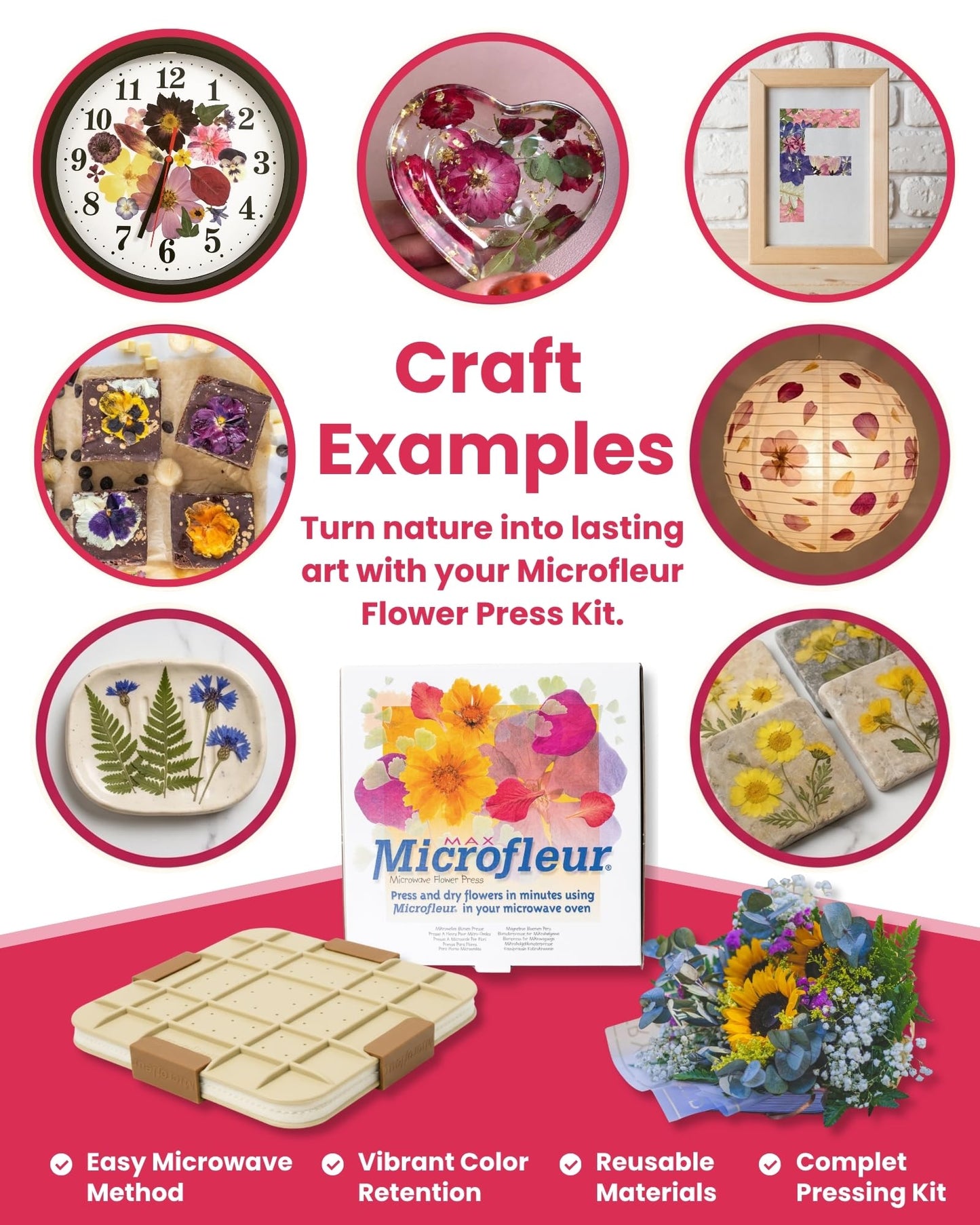 Microfleur 9 Microwave Max Flower Press by Microfleur
