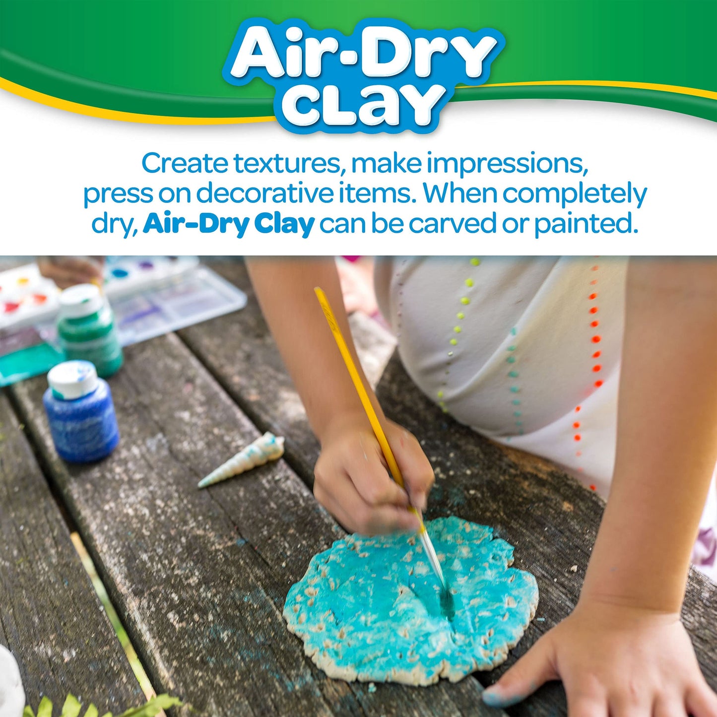 Crayola Air Dry Clay 25 lb Value Pack White