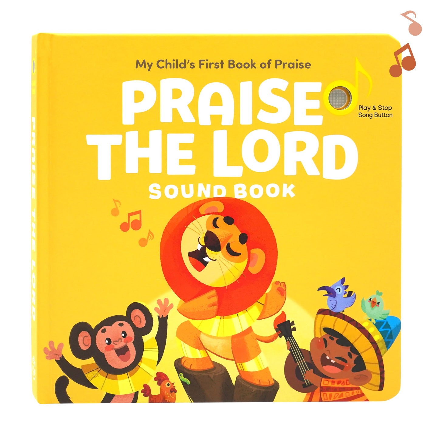 Praise The Lord Christian Christian Sound Books for Kids - 6 Bible Songs - Christmas, Baptism, Christening, Dedication Gifts for Boys and Girls - Religious Toys, Music Books for Toddlers