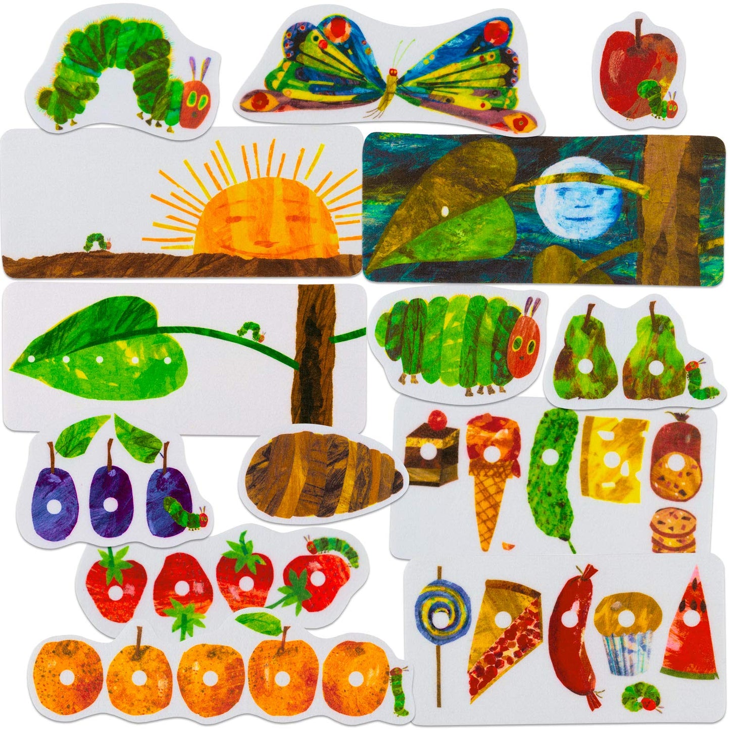 Little Folk Visuals LFF-228 Little Folk Visuals The Very Hungry Caterpillar Flannel Board Precut Felt Figures