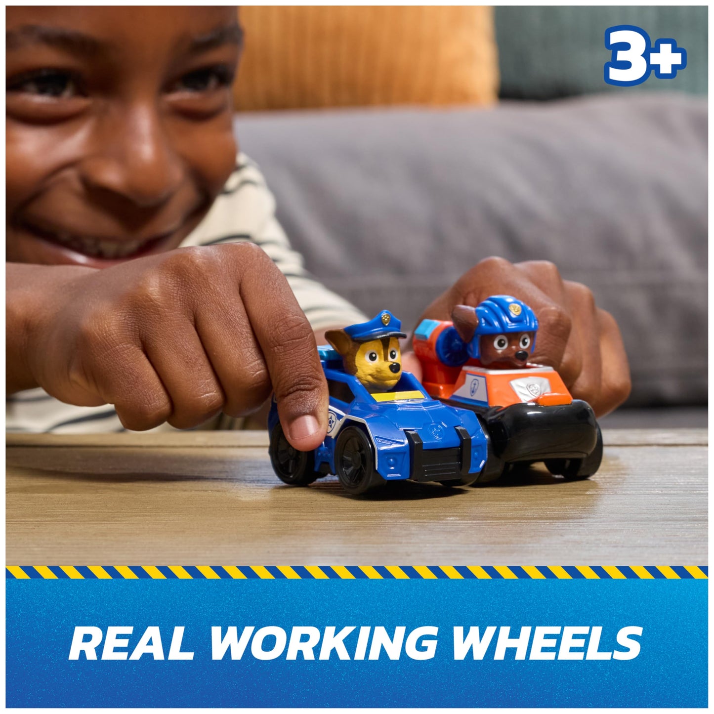 PAW Patrol Search & Rescue, Pup Squad Racers, 6-Pack of PAW Patrol Vehicles with Chase, Marshall, Skye, Rubble, Rocky, & Zuma, Kids Toys for Boys & Girls Ages 3 and Up