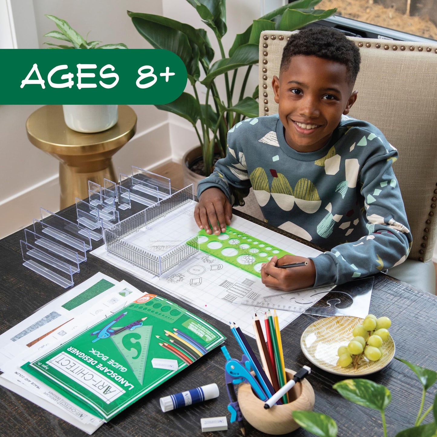 MindWare Art-chitect Landscape Designer for Kids – 3D Landscape Design Kit for Kids Ages 8 and Up – Learn The Basics of Architecture As You Design Start to Finish