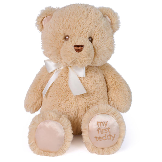 Baby GUND My First GUND Teddy Bear, Ultra Soft Animal Plush Toy for Babies and Newborns, Tan, 10”