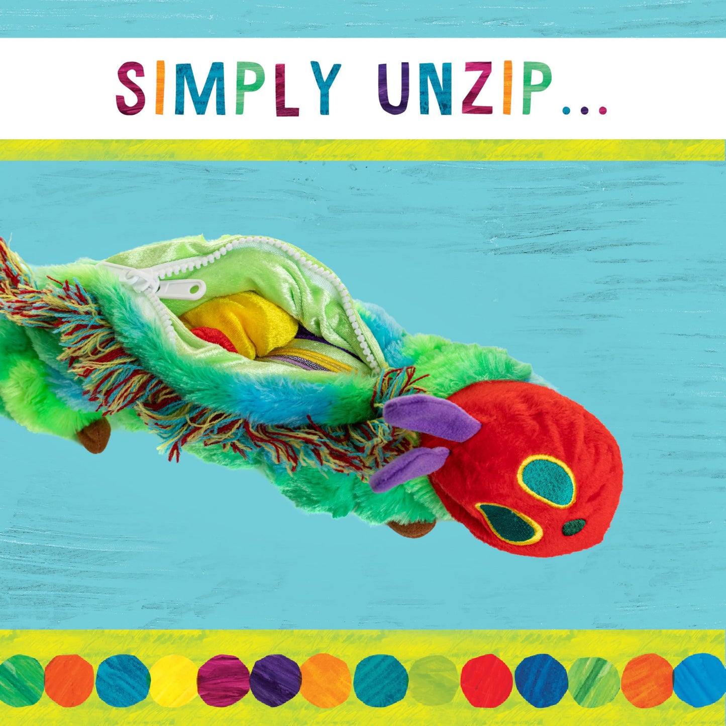 World of Eric Carle, The Very Hungry Caterpillar Butterfly Reversible Stuffed Animal Plush Toy, 13 Inches