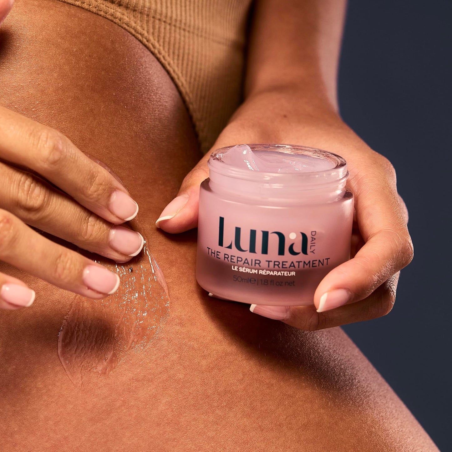Luna Daily The Repair Treatment | Intensive Hydration & Soothing Cream for Dry & Sensitive Skin | Natural Ingredients, Vegan, Fragrance-Free, 1.8 fl oz