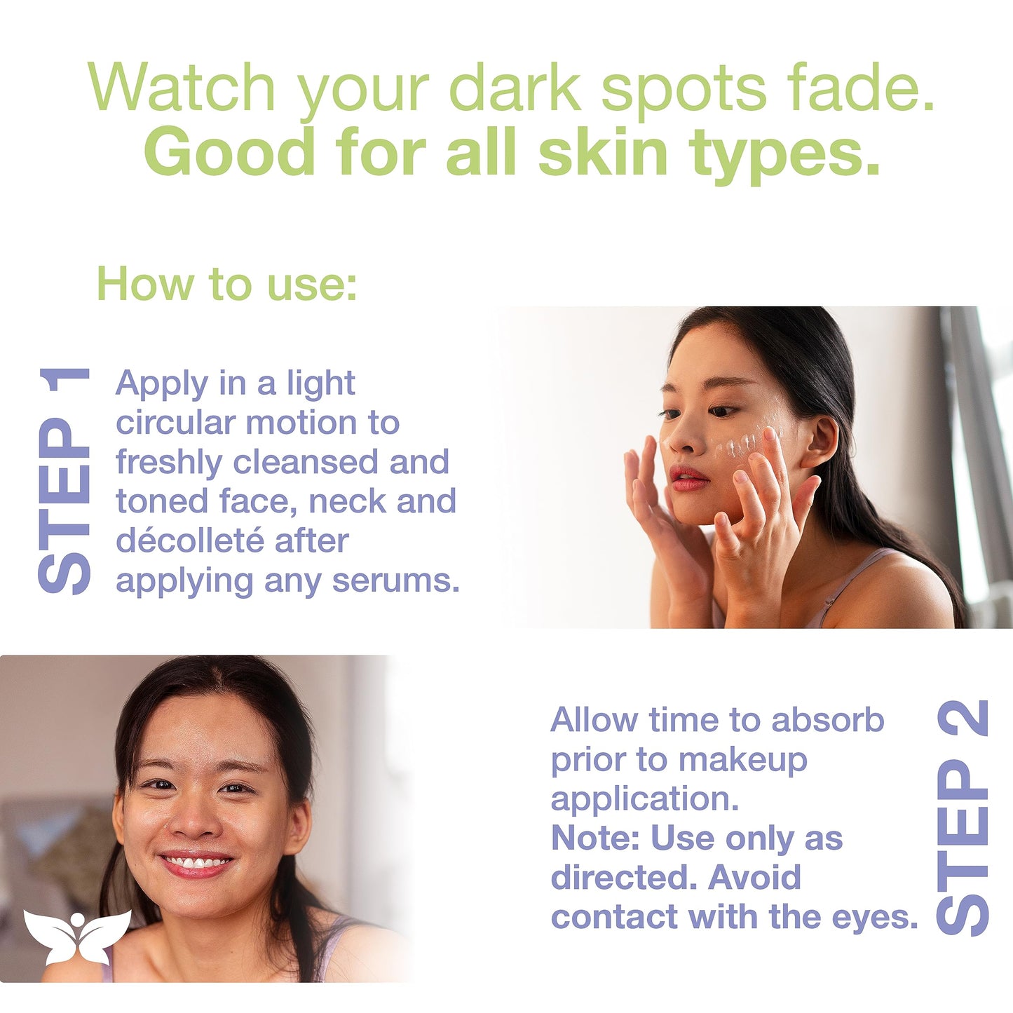 YOUN Beauty Brightening Cream with Kojic Acid, Glycolic Acid & Licorice Extract, 50ml – Hydroquinone-Free Cream for Face, Neck & Décolleté