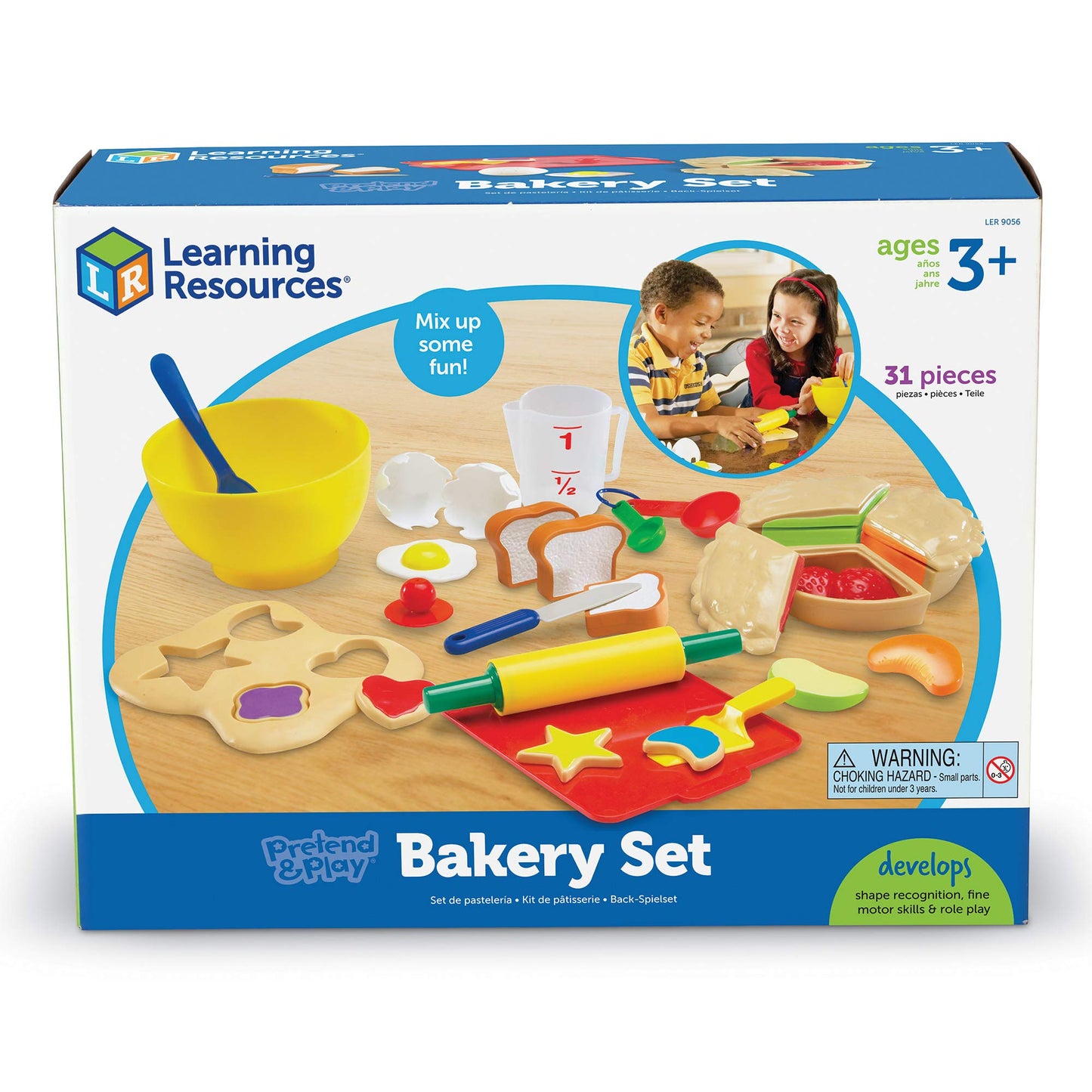 Learning Resources LER9056 Pretend & Play Bakery Set, Pretend Bakery, Imaginative Play, 31 Pieces, Ages 3+