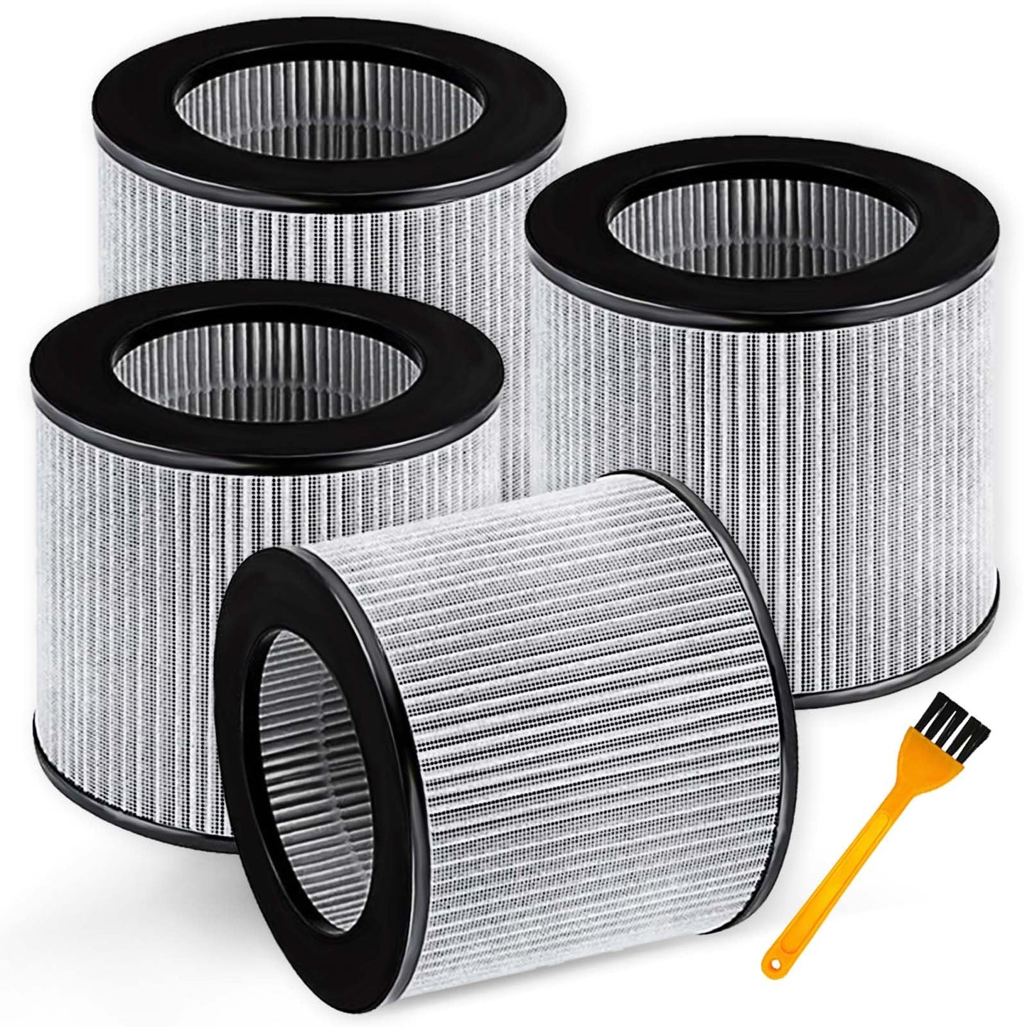 2801 Replacement Filter Compatible with Bissell MYair Personal Air Purifiers 2780 2780A 2780B 2780P and 27809 - Compare to My Air Part 2801, High Efficiency Activated Carbon Filters (4 Pack)