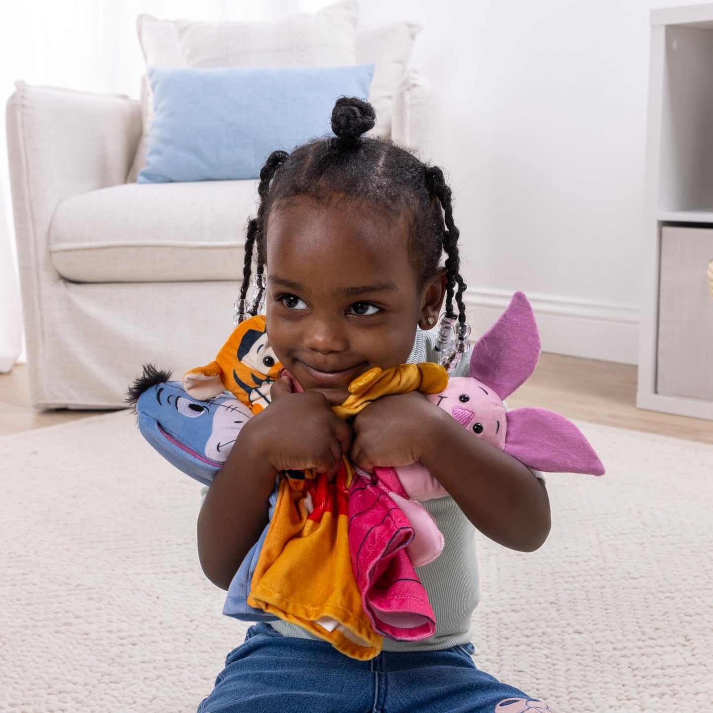 Melissa & Doug Disney Winnie the Pooh Soft & Cuddly Hand PuppetsWinnie The Pooh Toys, Soft Hand Puppets for Kids Ages 2+