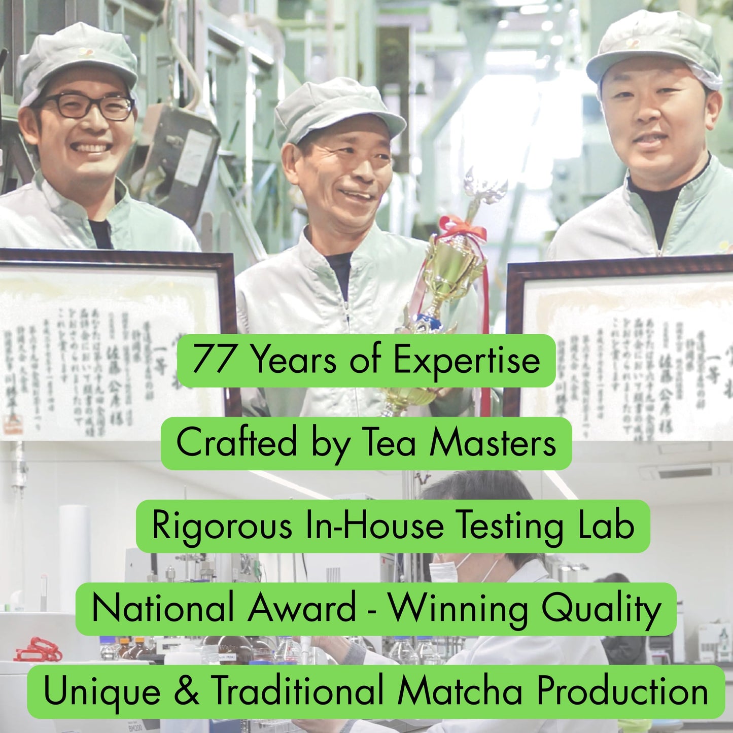 Satoen Authentic Japanese Ceremonial Grade Matcha Powder - Ceremonial Matcha Green Tea Powder from 100% Spring Premium First Harvest - Crafted for Matcha Straight Tea (100g)
