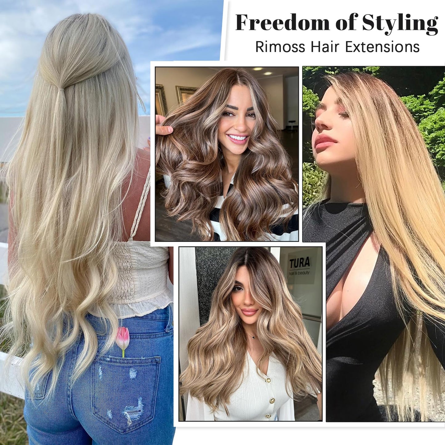 Rimoss Clip in Hair Extensions Real Human Hair, Soft Burgundy Red Hair Extensions Real Human Hair Clip ins Straight, Premium Thick 7pcs Remy Human Hair Clip in Extensions for Women (#99J 18 Inch)