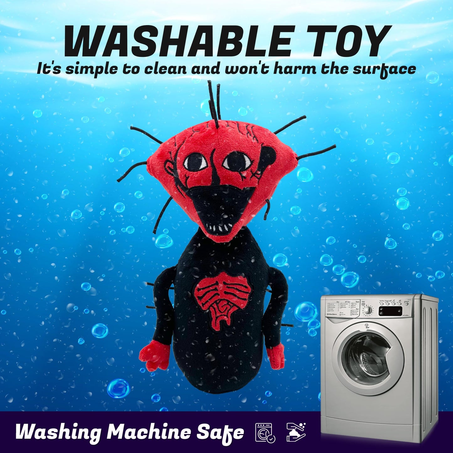 Adenzai The Boiled One Plush Toy, Unique Horror Game Peripherals The Boiled One Stuffed Animals Plushies Doll Home Decor, Beautifully Horror Gift for Game Fans and Lovers(9.8 inch)