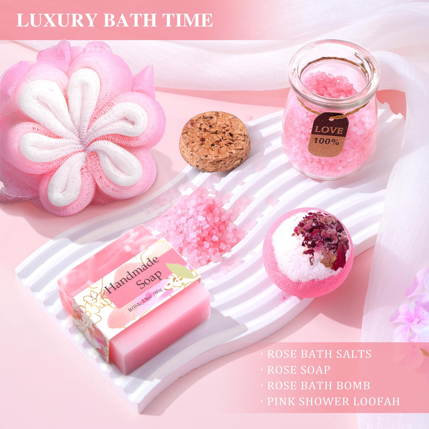 Nurse Gifts for Women, Nurses Day 2026 Gift, Nurses Week Gift Nurse Appreciation Gifts Set, Get Well Soon Care Package Relaxing Spa Set, Thank You Box for Nursing, RN, Nur se Practitioner