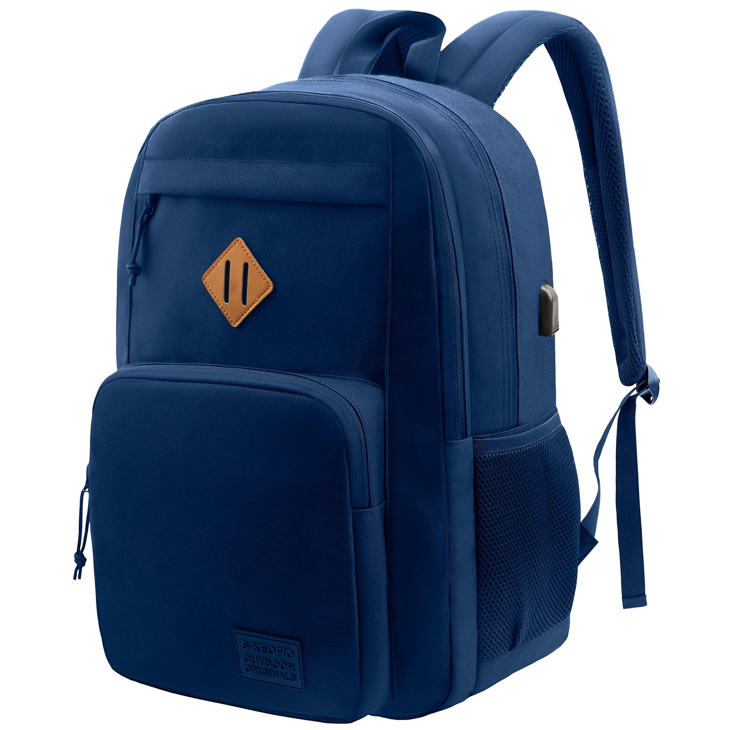KEOFID Light Weight Travel backpack for Men and Women, Laptop Backpack for Work, Large Bag for College, Water Resistent(Blue)