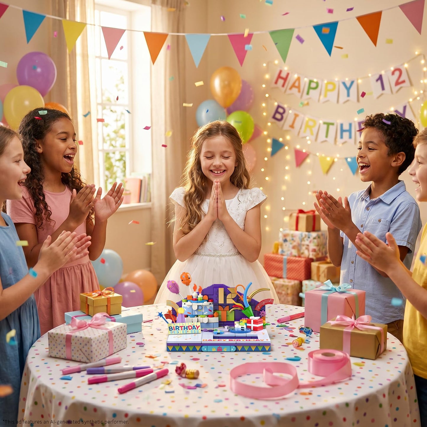 JAKI Building Block Birthday Cards 3D Birthday Cards