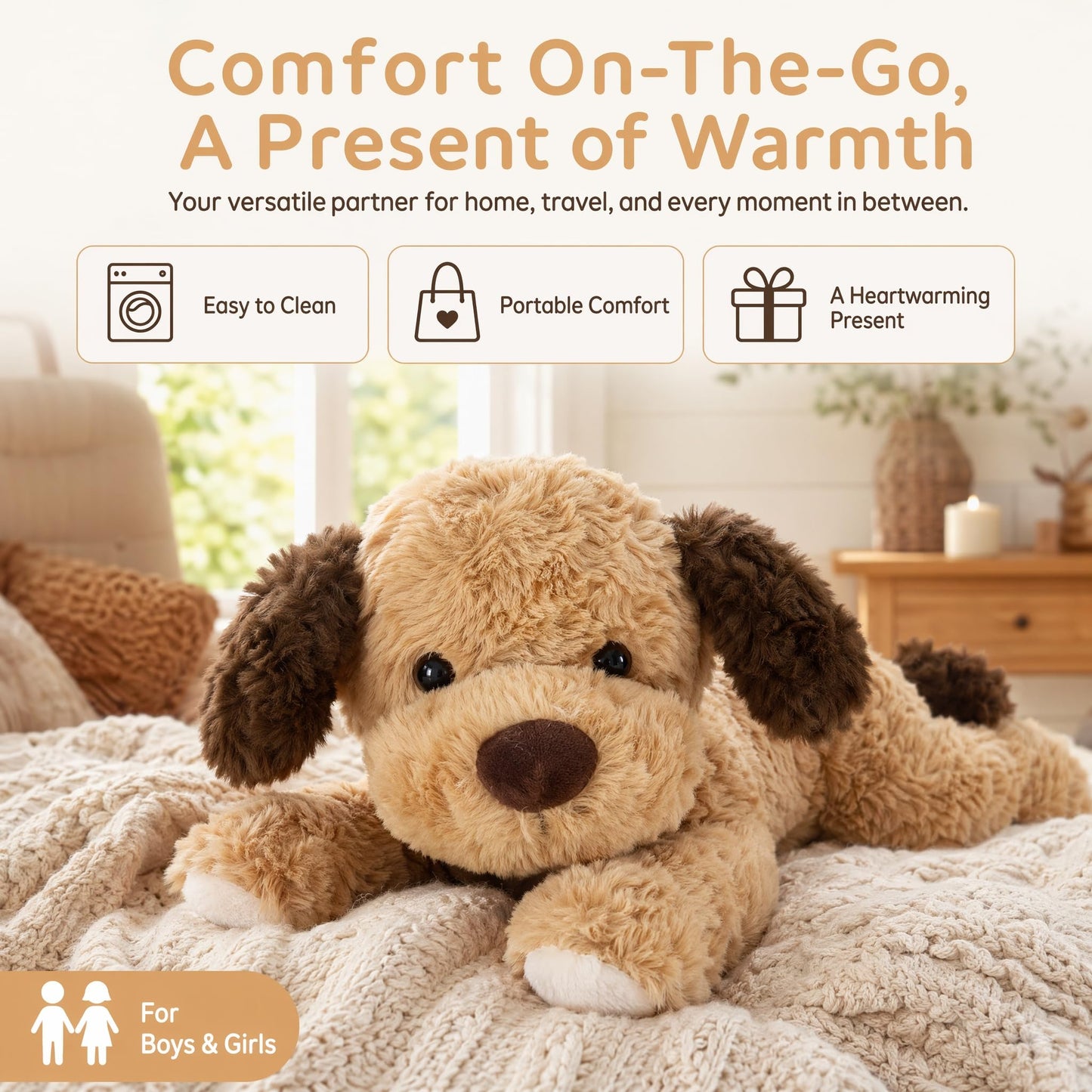 VETENSO Dog Plush Pillow 15inch