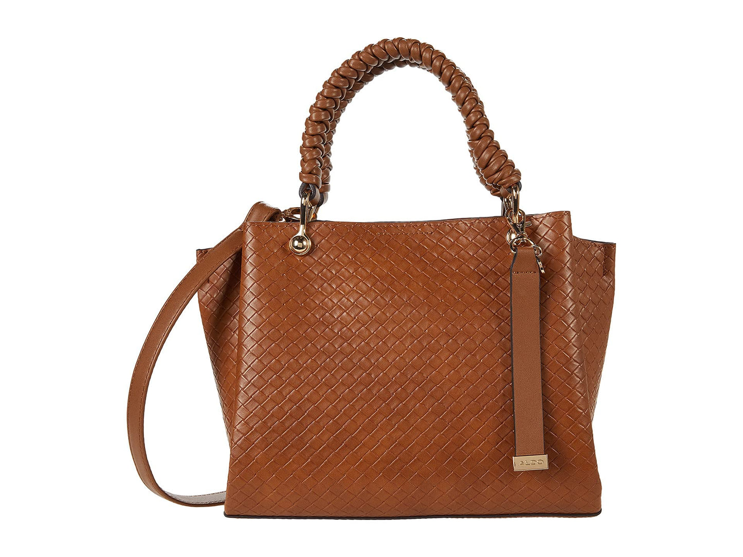 ALDO Women's Gloadithh Tote Bag, Cognac