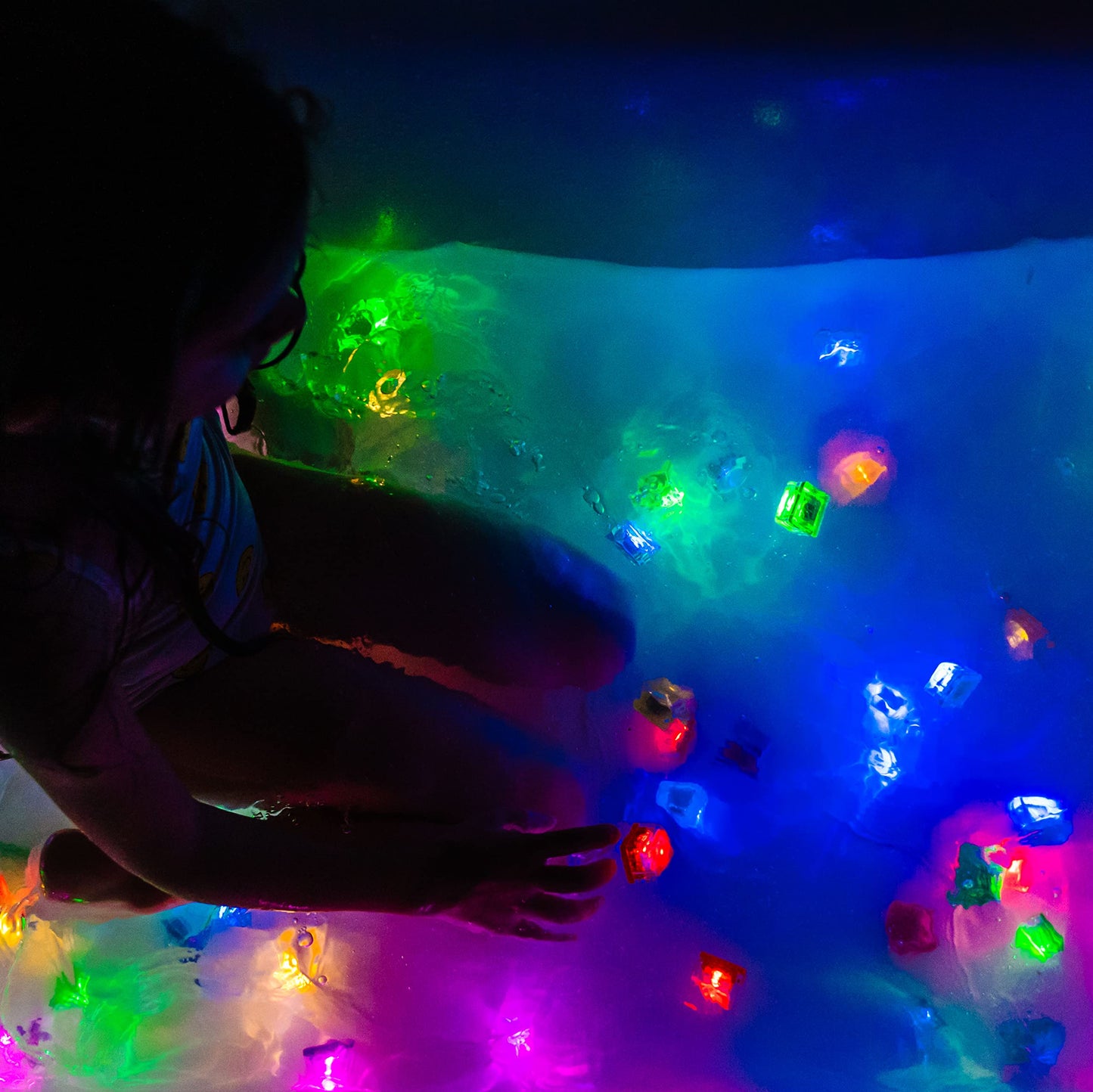 Glo Pals x Sesame Street Water-Activated Light-Up Cubes Bundle for Sensory Play - 12 Packs (Easy as A,B,C – Abby Cadabby, Big Bird + Cookie Monster)
