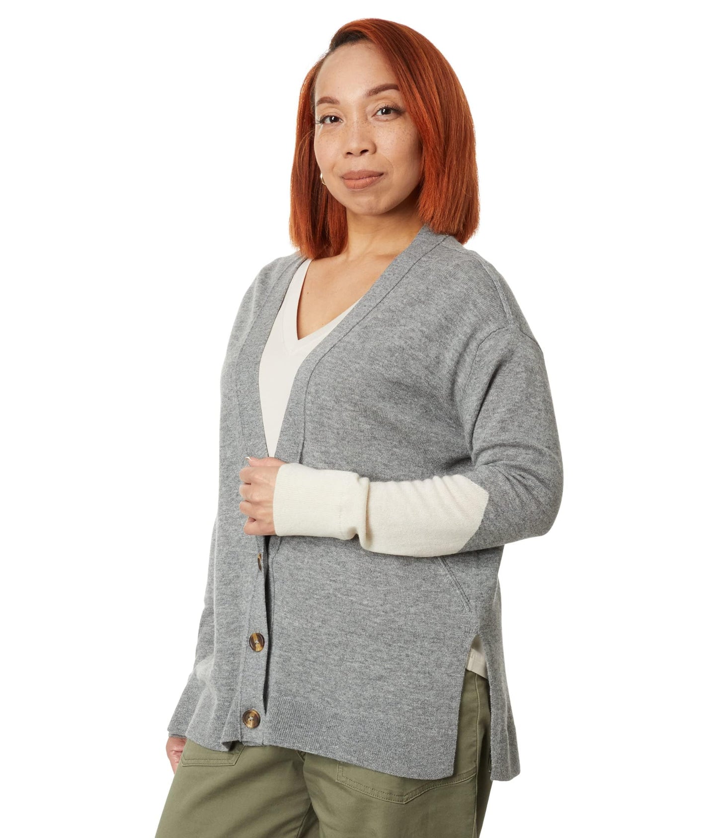 LABEL Go-to Cardi Light Grey/Putty LG