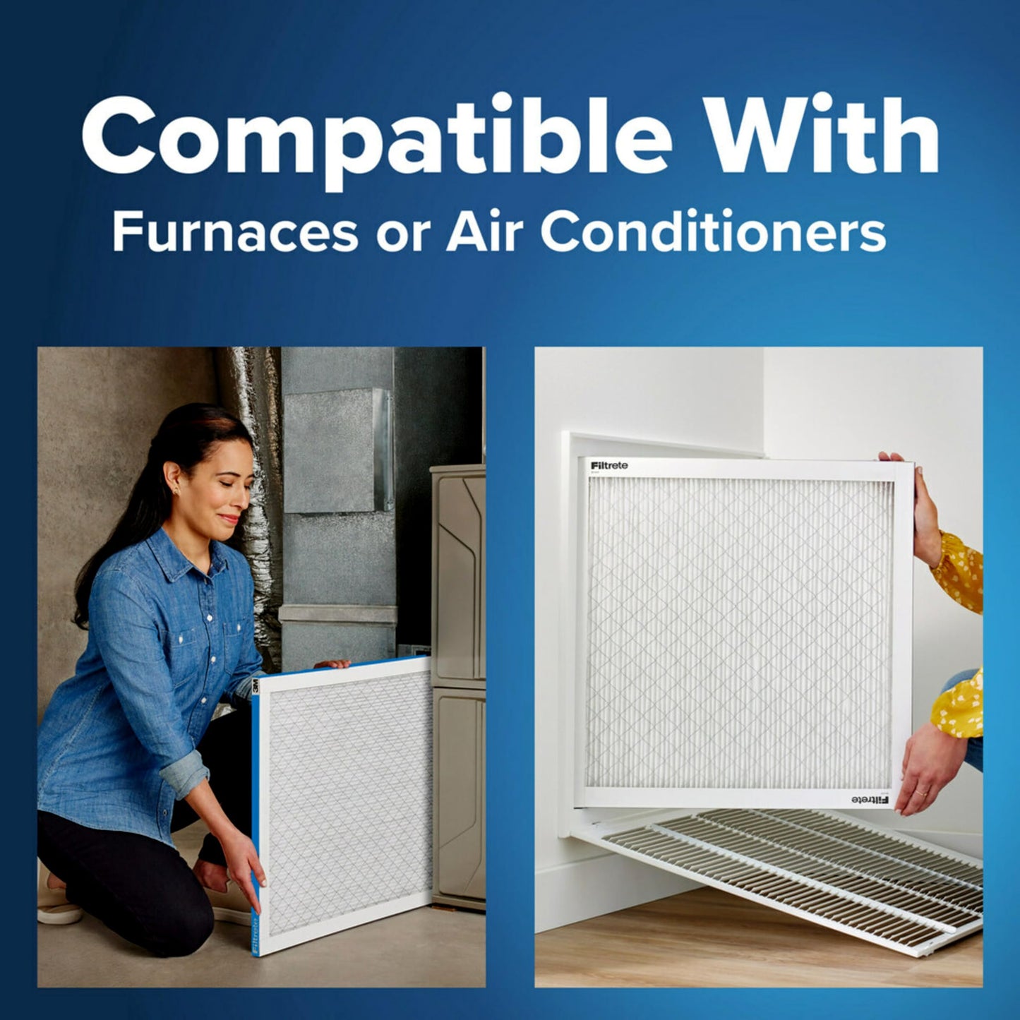 Filtrete 16x25x1 AC Furnace Air Filter, MERV 13, MPR 1900, Premium Allergen, Bacteria&Virus Filter, 3-Month Pleated 1-Inch Electrostatic Air Cleaning Filter, 2-Pack (Actual Size 15.719x24.72x0.78 in)