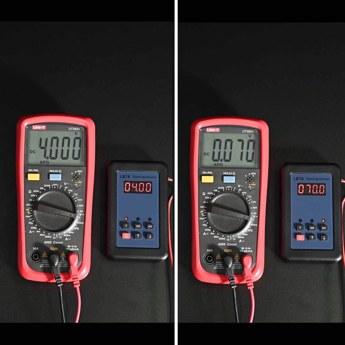 LB78 Current Voltage Signal Generator, 4-20mA /0-10V/mV Signal Source Calibrator Tester, LCD Display