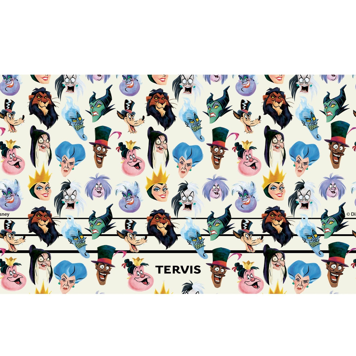 Tervis Traveler Disney - Villains Portrait Triple Insulated Tumbler Travel Cup Keeps Drinks Cold & Hot, 20oz, Stainless Steel