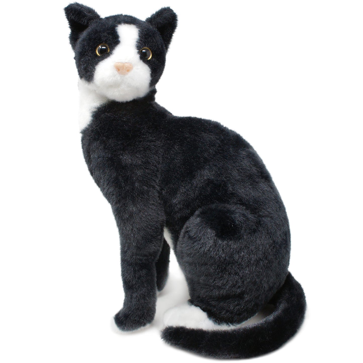 VIAHART Tate The Tuxedo Cat - 14 Inch Stuffed Animal Plush Black and White Kitten - by TigerHart Toys