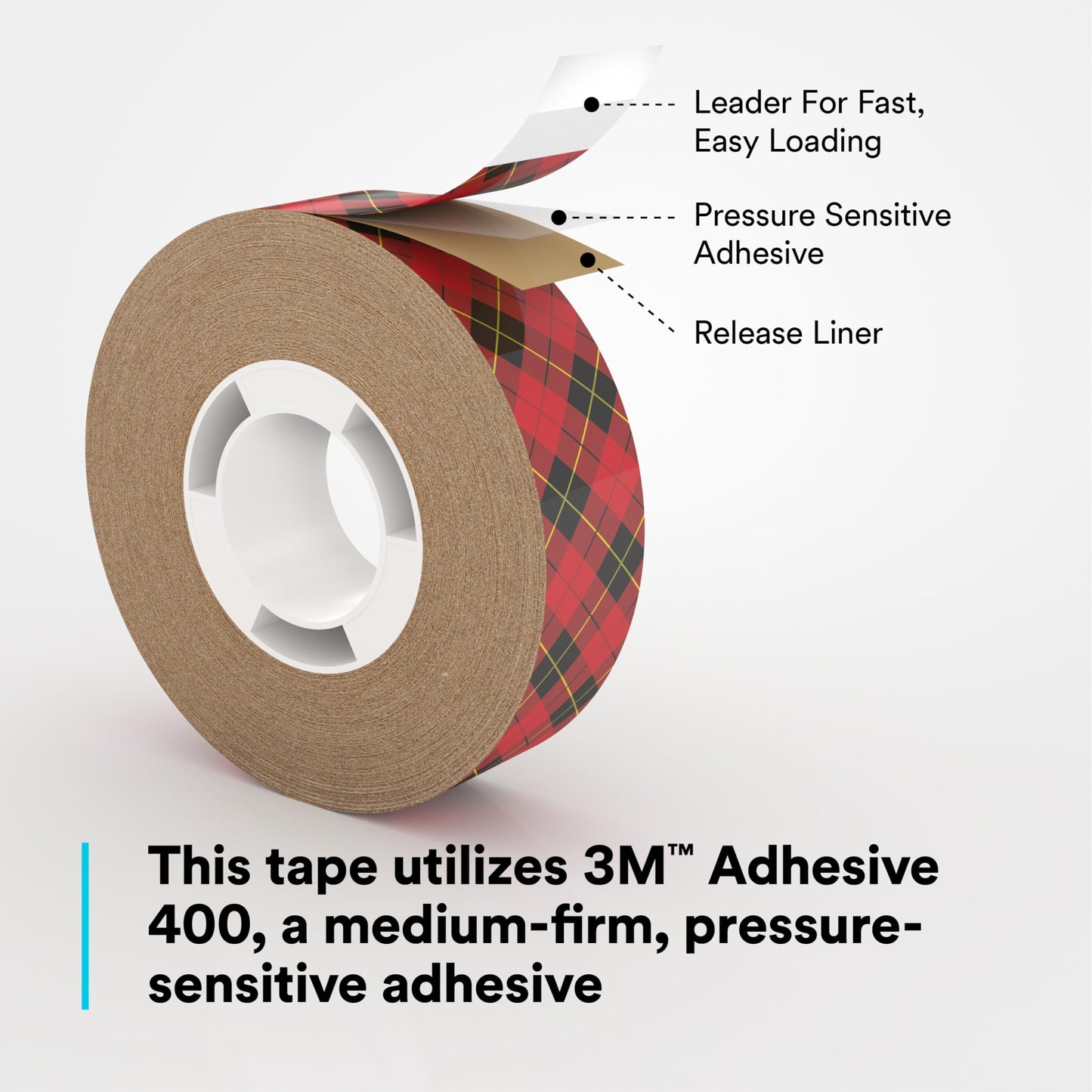3M Scotch ATG Adhesive Transfer Tape 924 Clear, 0.50 in x 36 yd 2.0 mil (Pack of 12)
