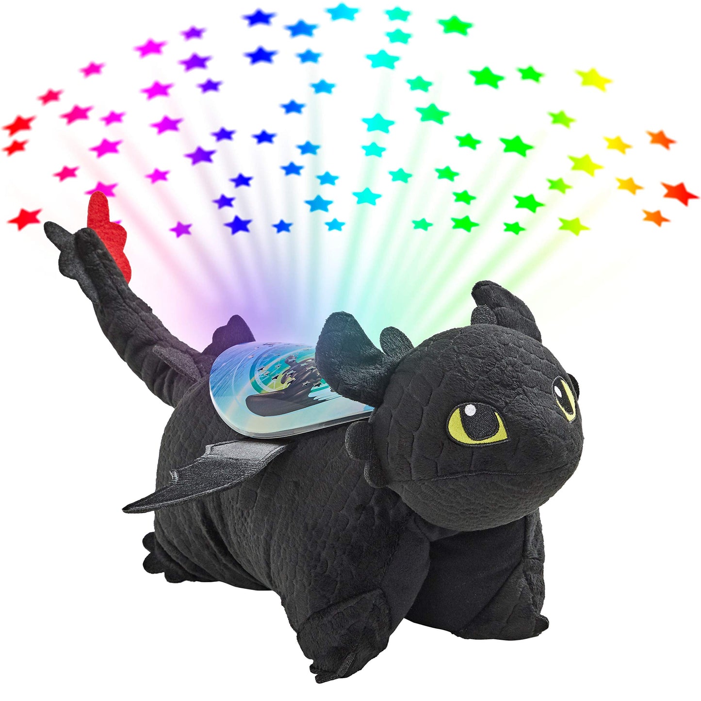 Pillow Pets How to Train Your Dragon Toothless Sleeptime Lite, 11" NBC Universal Stuffed Animal Nightlight
