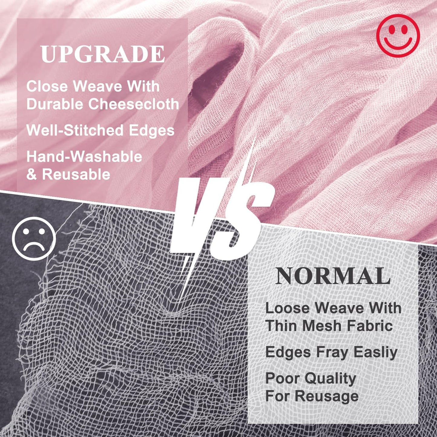 Wokceer Cheesecloth Table Runner Christmas 12Pack 10FT Blushing Pink Boho Gauze Fall Cheese Cloth Table Runner for Party Rustic Sheer Table Runners for Baby Bridal Shower Wedding Easter Table