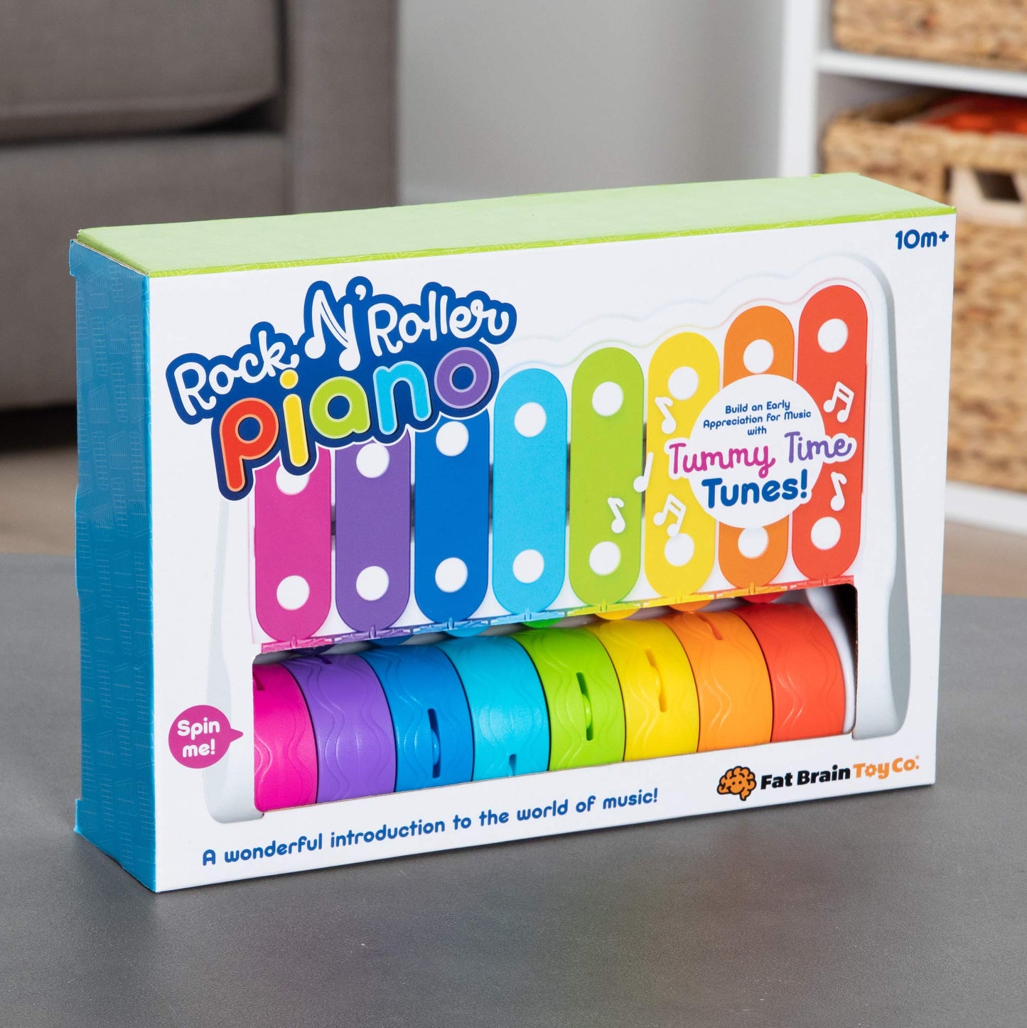 Fat Brain Toys Rock 'n Roller Piano Baby Toys & Gifts for Ages 1 to 10