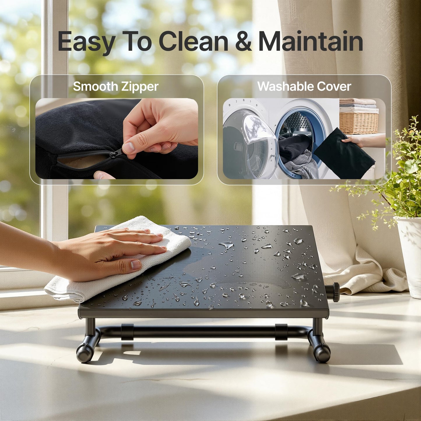 PEGZONE Foot Rest for Under Desk at Work, Ergonomic Footrest with Adjustable Tilt Angle,Foot Stools for Under Office Desk Chair, Rest Stool for Home Work and Study