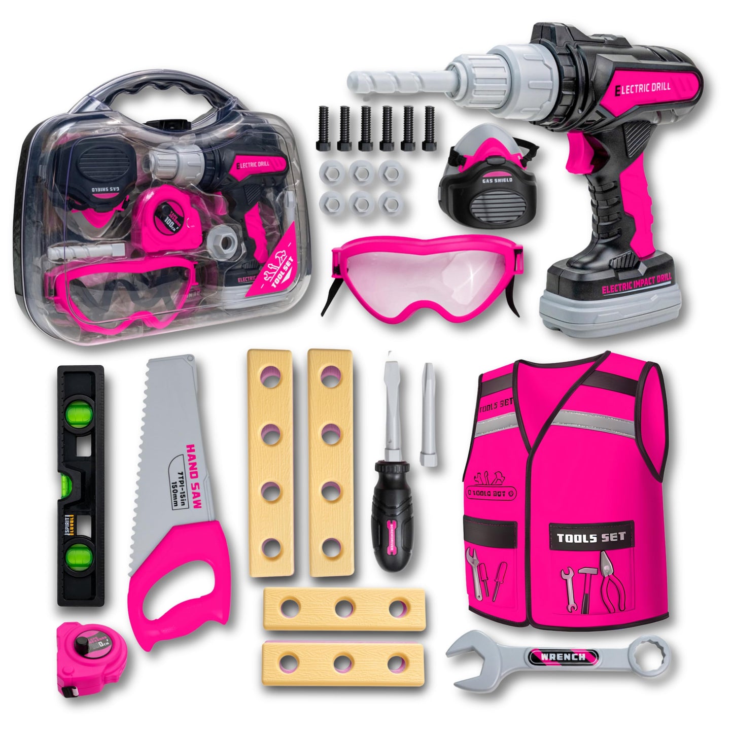 Kids Construction Tool Set Toy