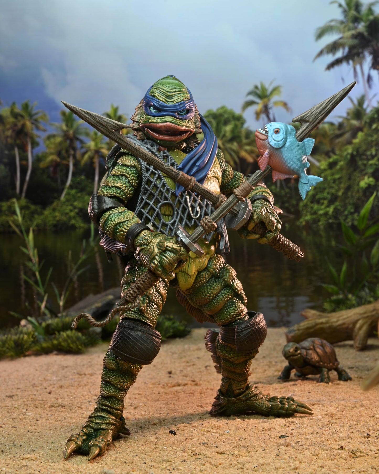 Universal Monsters/Teenage Mutant Ninja Turtles - 7” Scale Action Figure – Leonardo as The Creature