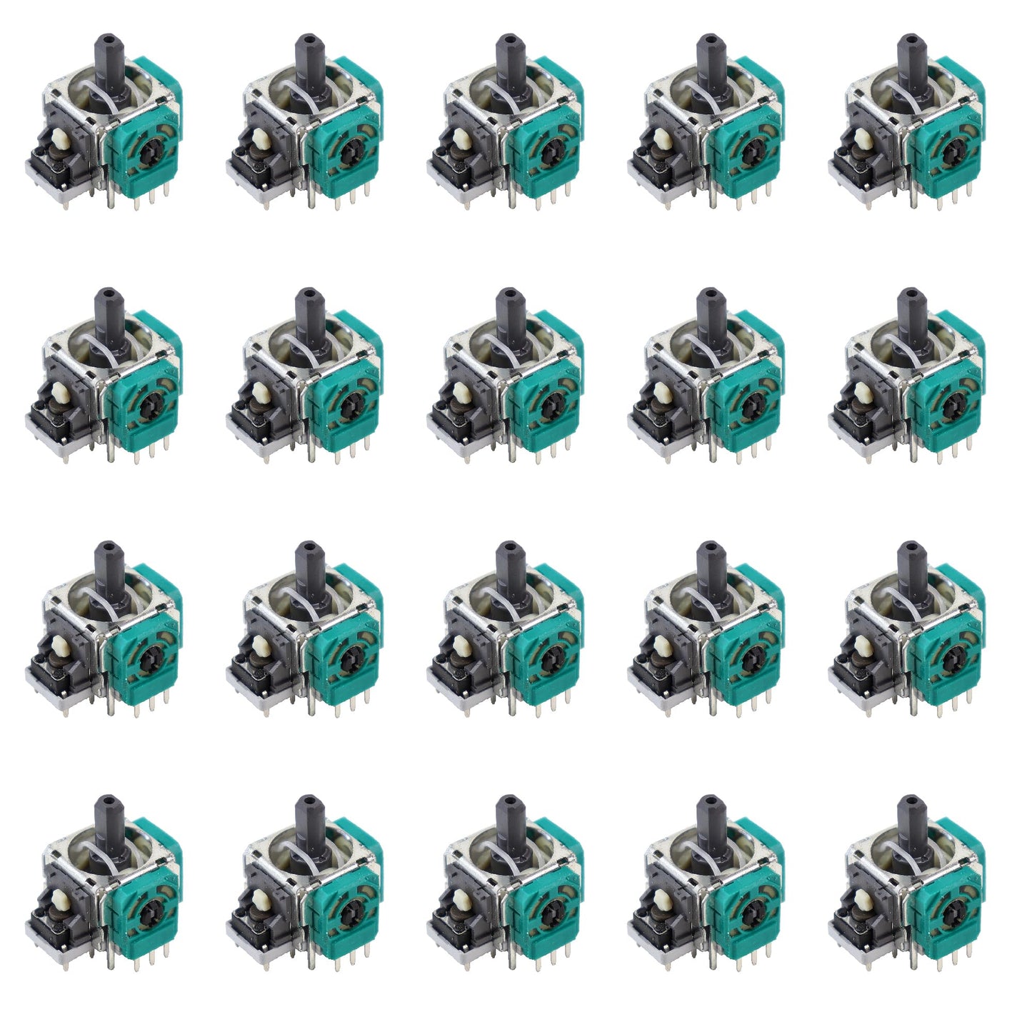 SOSS GAMING® Genuine Analog Joysticks Repair Kit for Xbox One - Fixes Stick Drift, Broken, and Loose Joysticks on Regular, S, X and Elite Series 1 Controllers (20 Pack)