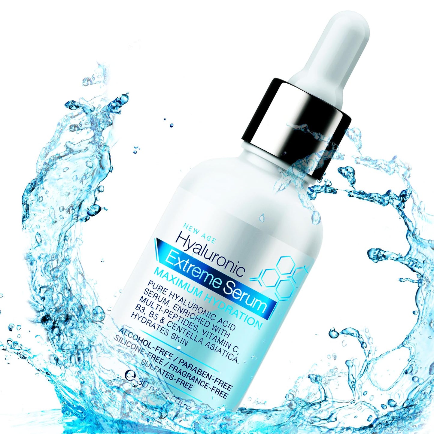 Q|Professional Care Serum for Face | Hyaluronic Acid | Vitamin C | Microneedling | HCA | Multi-Peptides, Vitamins B5, B3, Niacinamide & Centella Asiatica | Alcohol free, Fragrance-Free