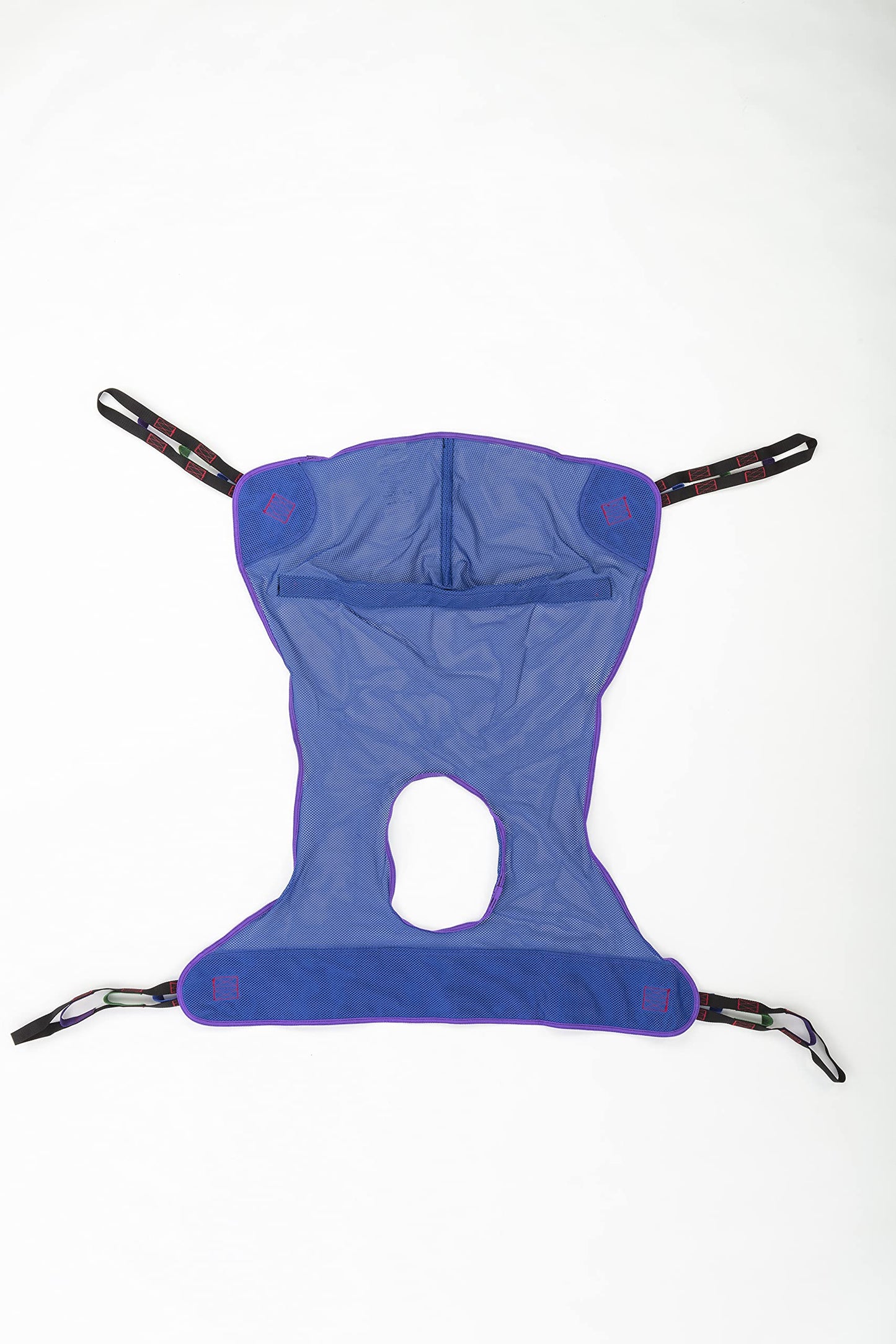 Invacare R115 Reliant Full Body Sling with Commode Opening for Patient Lift, Polyester Mesh Fabric, Large
