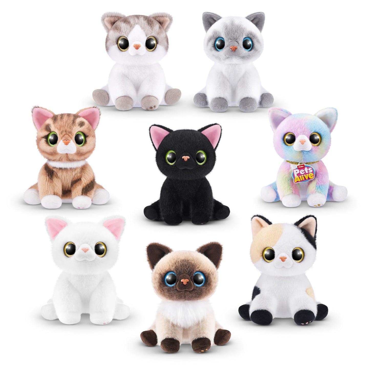 Pets Alive Smitten Kittens Surprise (Tabby Cat Ginger) by ZURU Nurture Play Soft Toy Unboxing Adopt Interactive 10 Sounds