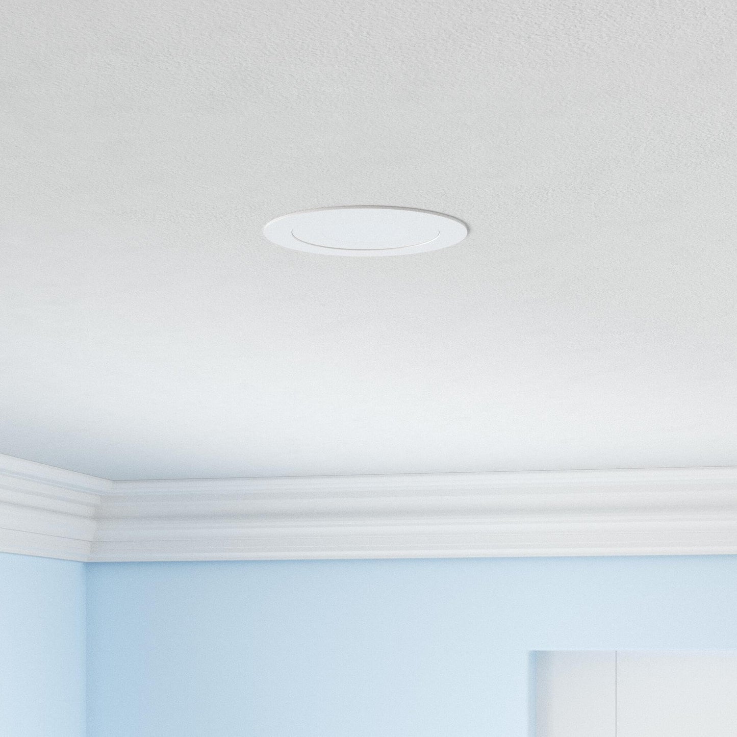 POPANU 4inch Gimbal LED Recessed Light Recessed LED 4 inch White Swivel Gimbal Canless Light 360° Rotation 90° Tilt 4" 9W Eyeball Lighting Dimmable Adjustable Can Spotlights 5CCT White 4 inch 6 Pack