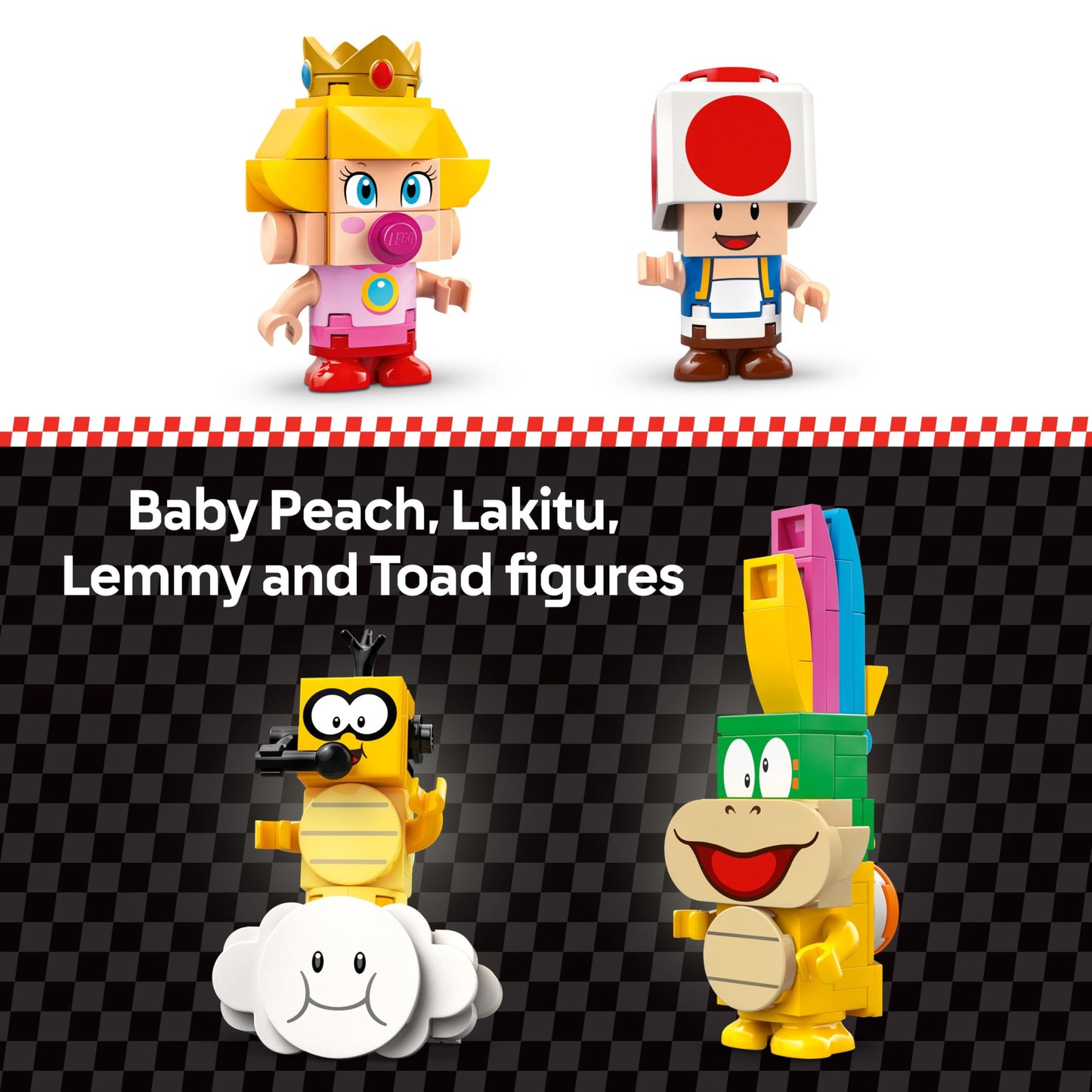 LEGO Super Mario: Mario Kart Baby Peach & Grand Prix Set Home Circuit - Nintendo Toy Building Set for Kids, Girls and Boys, Ages 8+ - Collectible Mario Kart Toy - Gift Idea for Birthdays - 72036