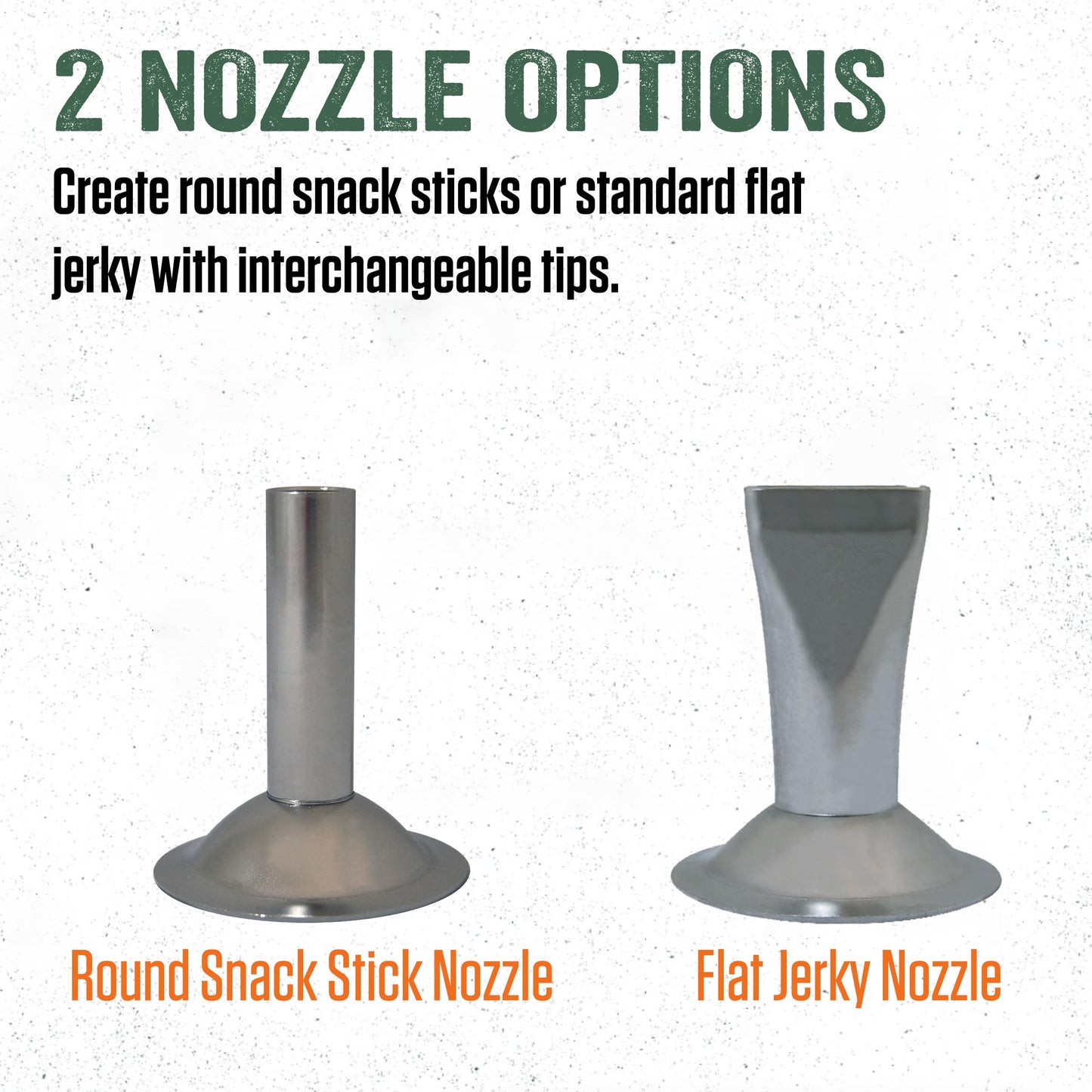 LEM Products Jerky Cannon with Nozzles and Brush, Backwoods Seasonings, Anodized Aluminum and Stainless Steel