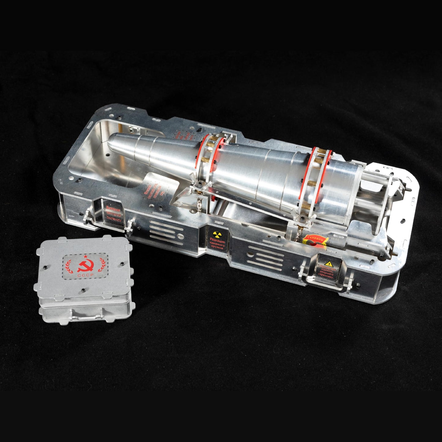 1/6 Scale Full Metal Modern Soviet SS-22 Nuclear Warhead Assembly Model Kit - 3D Metal Puzzles for Adults & Metal Model Kits for Adults - A Great Collectible for Military with Tools & Decals