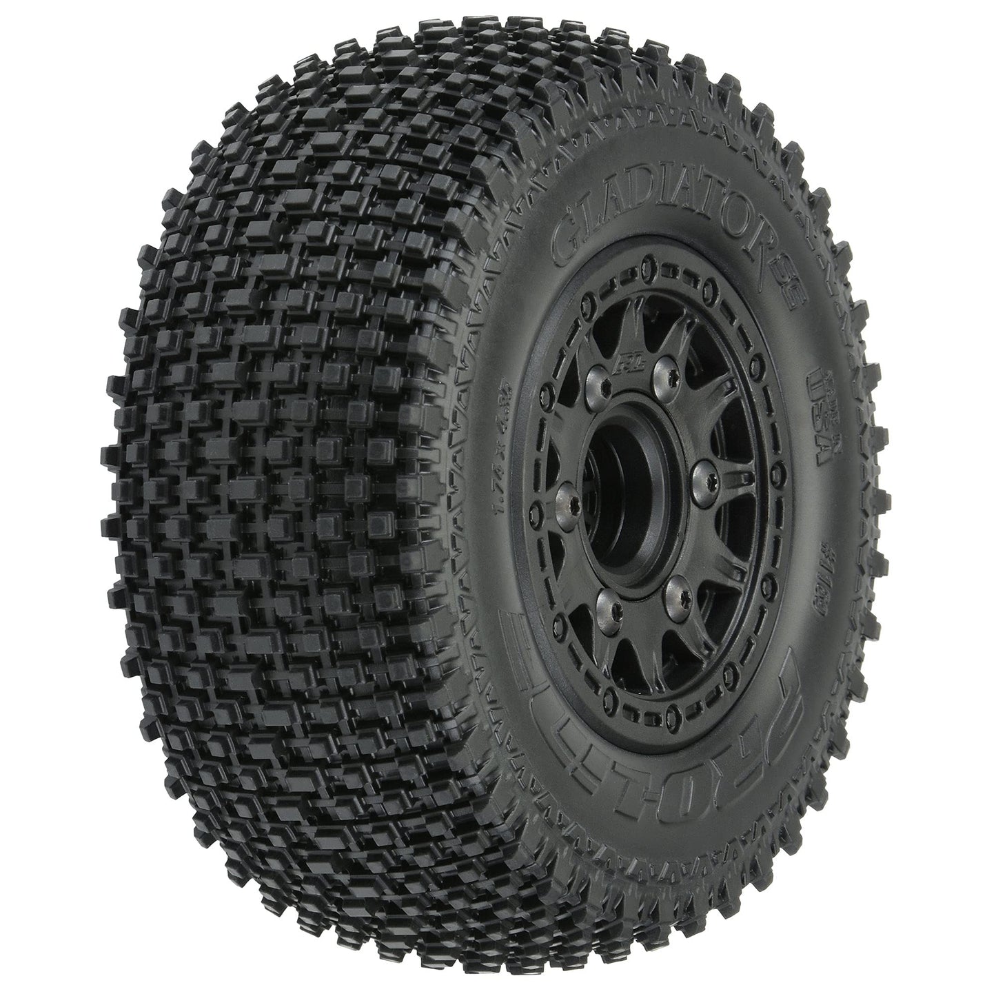 Pro-line Racing Gladiator SC M3 MTD Raid Slash 2 Wheel Drive/4x4 F/R PRO116912 RC Tire