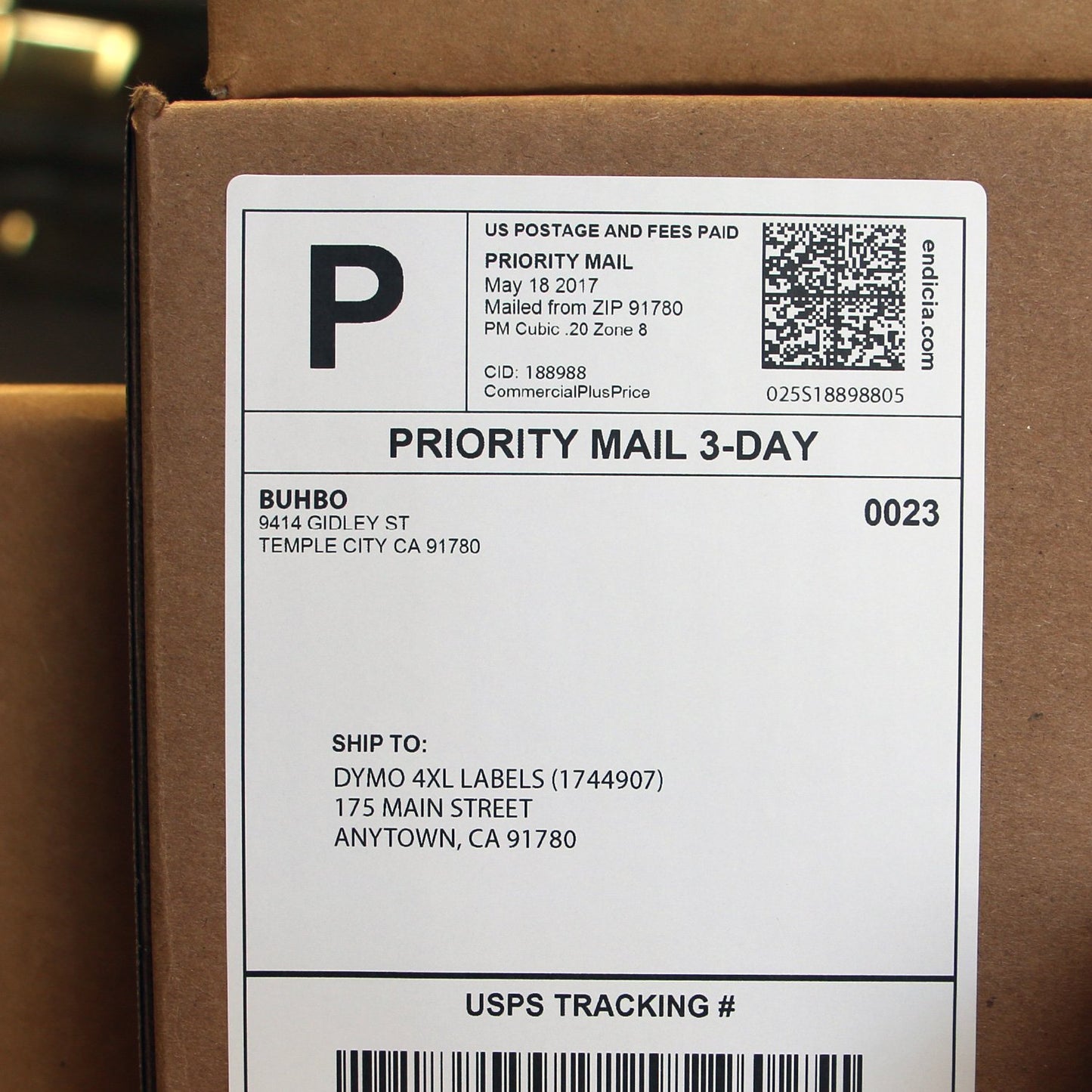 Buhbo Compatible with DYMO LabelWriter 4XL 4" x 6" Shipping Label 1744907, White (20 Pack / 220 Labels Per Roll)