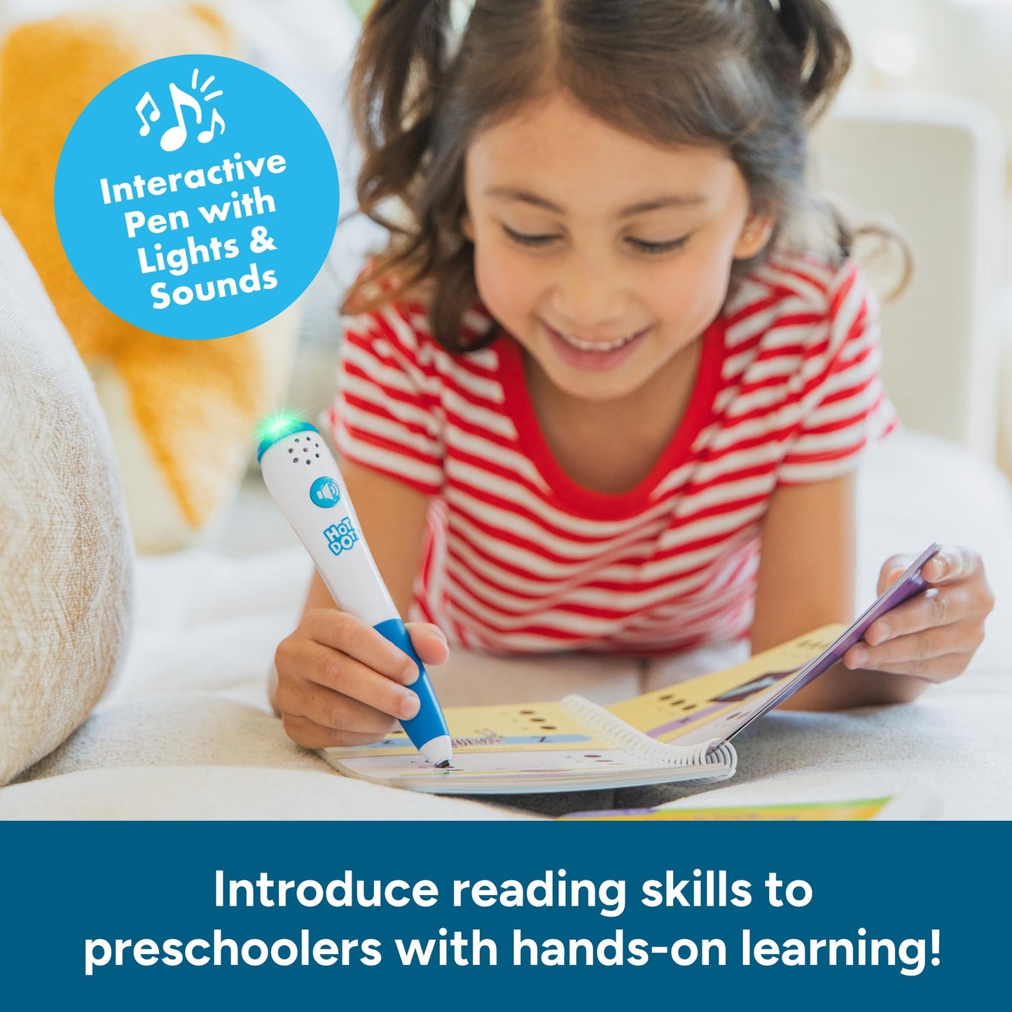 Educational Insights 2390 Hot Dots Junior Let's Master Pre-K Reading