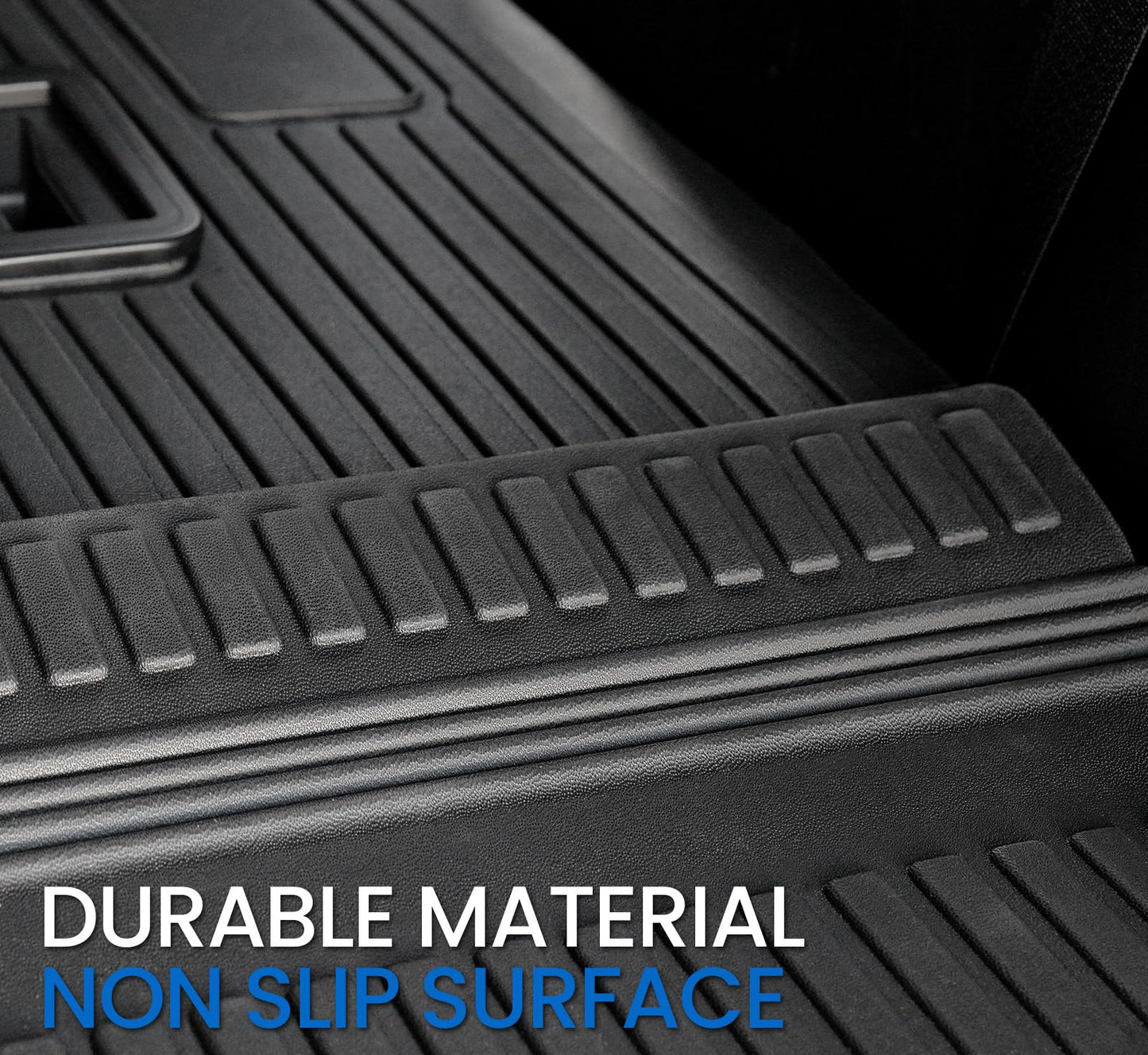 JOULARISE Cargo Mat Backrest Mats for 2021-2024 2025 2026 Chevrolet Chevy Suburban/GMC Yukon XL SUV Car Mat Accessories, All Weather TPE Trunk Cargo Liner(Cargo Mat+3rd Row Backrest Mat)